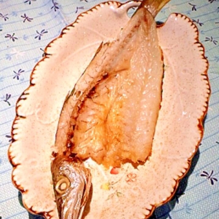簡単!自家製のかますの干物。